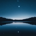 soothing piano under the calm glow of the moon