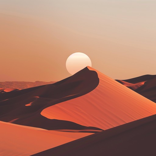 Imagine a vast, open desert as the sun sets, casting long shadows and bathing the landscape in a warm, golden light. This track embodies the tranquility and the underlying tension of the desert’s mysterious beauty.