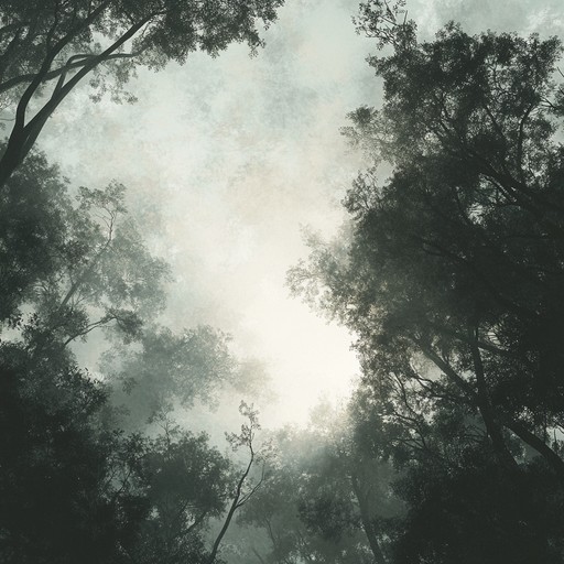 A serene yet haunting composition featuring delicate acoustic guitar, mournful strings, and soft, ethereal chimes. This track conjures images of twilight forests shrouded in mist, evoking a sense of ancient, forgotten tales and quiet reflections beneath the canopy of shadows