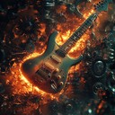 intense fusion of metal and techno depicting unleashed anger