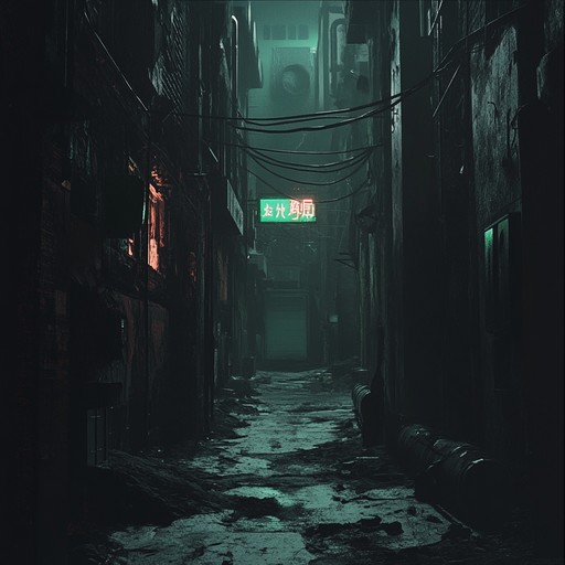 Dive into the heart of a desolate cityscape, where shadows dance on crumbling walls and an unsettling atmosphere grips every corner. The track builds a brooding environment with eerie synths and haunting bass, weaving a tale of urban decay and lurking dangers.