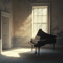 sparse piano notes awaken deep thoughts in quiet minds