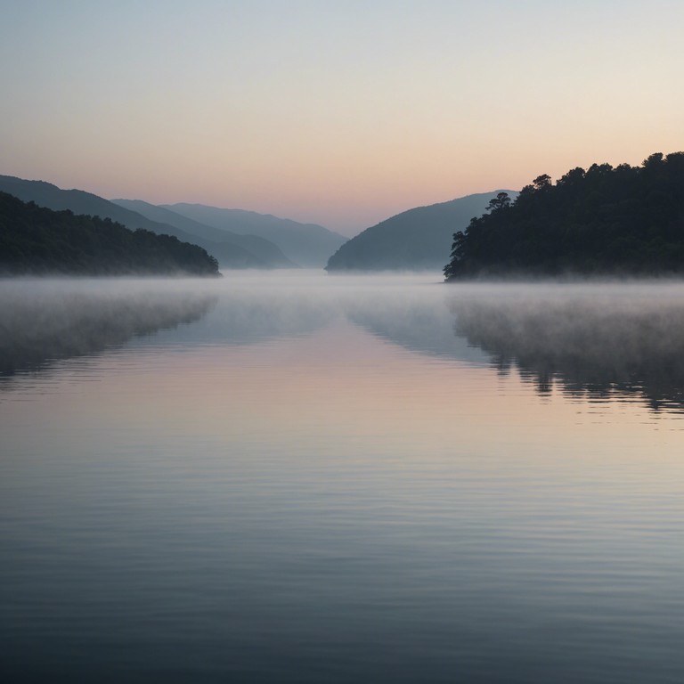 A delicate piano composition reflecting the first gentle rays of sunlight caressing a still lake, evoking a sense of renewal and peace.