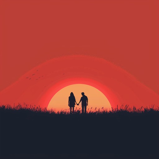 A gentle fusion of soft melodies encapsulating the tenderness of a sunset, evoking a sense of intimacy and calm. Perfect background music for romantic dinners, twilight strolls, or heartfelt conversations. Graceful transitions and delicate harmonies heighten the mood, providing a serene and warm embrace.