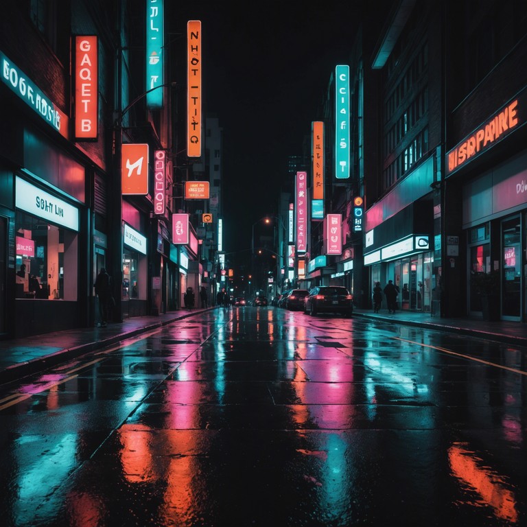 This track embodies a vibrant night time city atmosphere, underscored by a funky bassline and ethereal synths that capture the essence of neon lit streets filled with the excitement of the night. Bringing together a mix of juicy funk and the upbeat allure of pop, it’s perfect for a soundtrack that wraps the thrill and ease of an urban evening adventure.