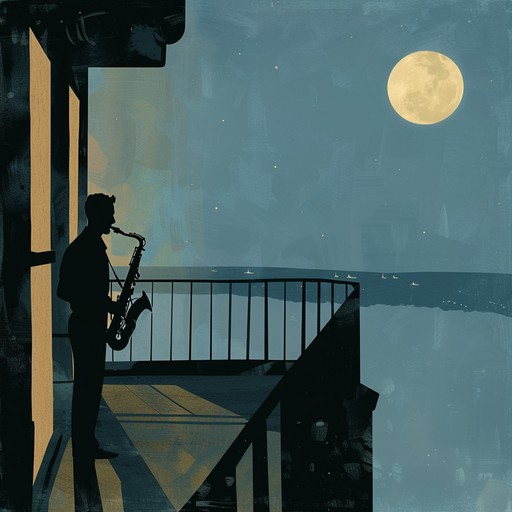 This piece features mesmerizing saxophone melodies that capture the essence of romantic longing under the moonlight. The music gently weaves through tender emotions, balancing between the sadness of separation and the sweetness of cherished memories, perfect for intimate settings.