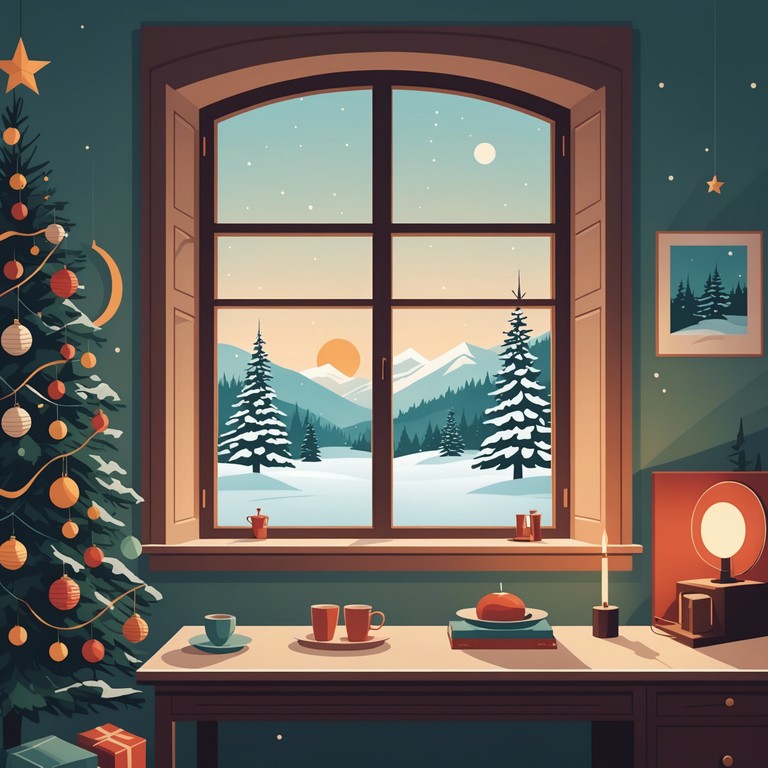 A delightful composition that combines soft music box chimes with the light hearted feeling of winter nostalgia, reminiscent of childhood holidays spent decorating and singing with loved ones.