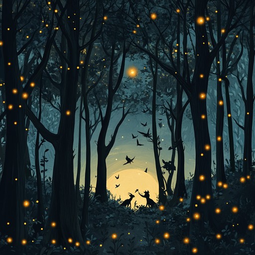 An energetic and whimsical instrumental piece that brings to life the lively magic of an enchanted forest. The melody dances through the trees, capturing the sparkle of fairy lights and the playful movements of mystical creatures. The tune combines traditional celtic instruments with modern beats to create a unique and uplifting musical journey.