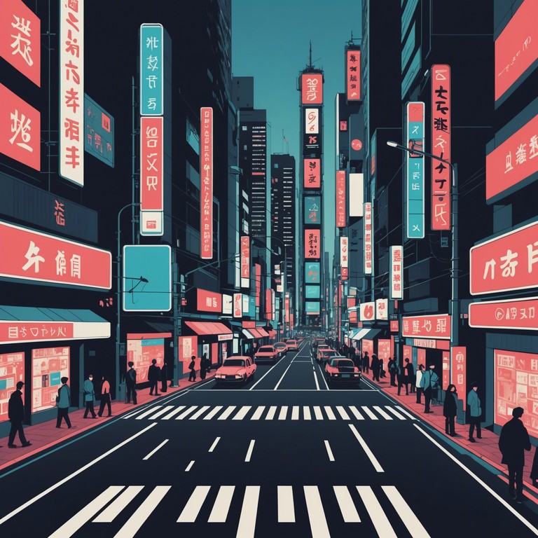 Imagine cruising through tokyo at twilight, the neons blur past as spirited, uplifting melodies embody the heart pounding excitement of the city. This song pays homage to the modern, magical, and slightly maddened pulse of urban life under the neon lights.