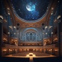 dramatic celestial symphony blending powerful orchestral themes and mystery