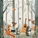 uplifting tune sparking children's creativity and adventurous spirit