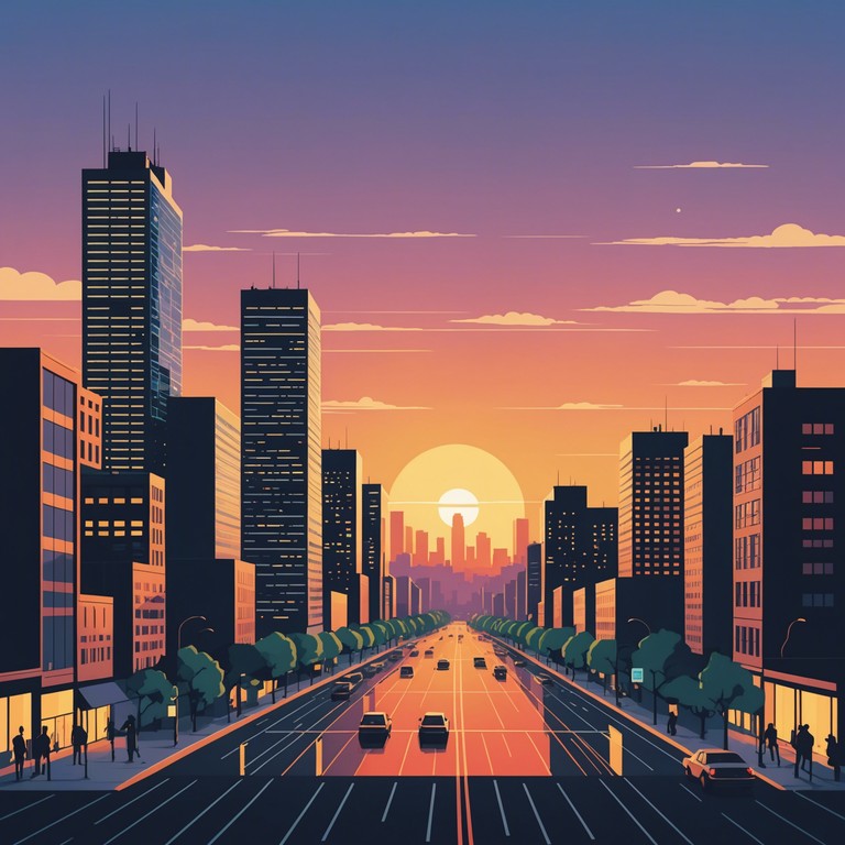 A sonic journey that crafts a vivid soundscape of a bustling city transformed into a playground of sonic delights, where dazzling synths and powerful bass lines promise an unforgettable auditory experience.