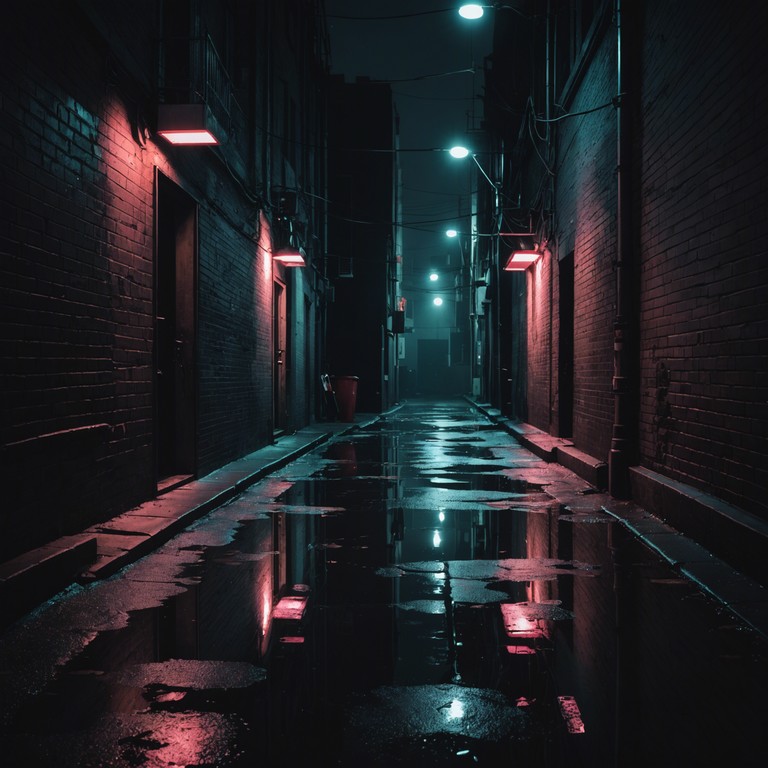 Dive into deep, murky grunge textures with a track that uses heavy guitar distortion to set a brooding, uncompromising tone. The composition mirrors the sense of wandering through dark, rainy city alleyways. Unsettling, with unpredictable tempo changes, echoing the city's menacing unpredictability.