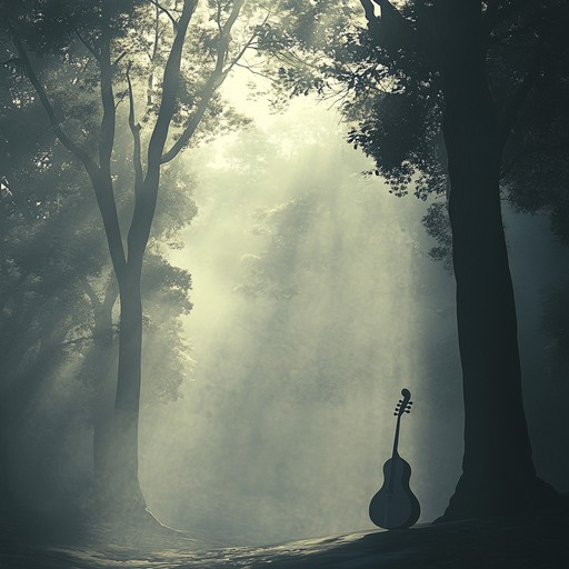 Dive into an instrumental journey that traverses silent woods, where haunting melodies awaken the spirits of ancient times. Ethereal tones weave through the mist, echoing forgotten traditions and lost rituals. Each note reverberates like a whisper from the past, guiding the listener through a mysterious, otherworldly soundscape filled with nostalgia and eerie beauty.