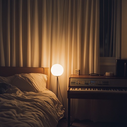 Ethereal instrumental bedroom pop track featuring smooth electric piano melodies layered with ambient textures, creating a serene and introspective soundscape ideal for late night relaxation.