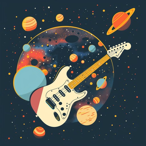 An expressive fusion track that marries the power of rock with the rhythmic flair of funk, underpinned by a cosmic, otherworldly vibe. Electric guitars blare out soulful melodies while a solid funk rhythm section keeps the pulse steady, ensuring an uplifting and energetic auditory journey.