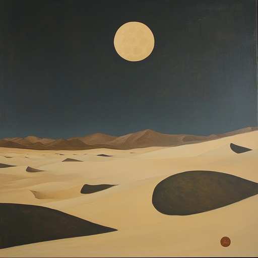 This track conveys the vast, enigmatic atmosphere of a desert crossing under a starlit sky, capturing the solitude and spiritual whisper of winds against sand. Fusing ambient textures with delicate melodic structures, it evokes the timeless allure of desert landscapes.