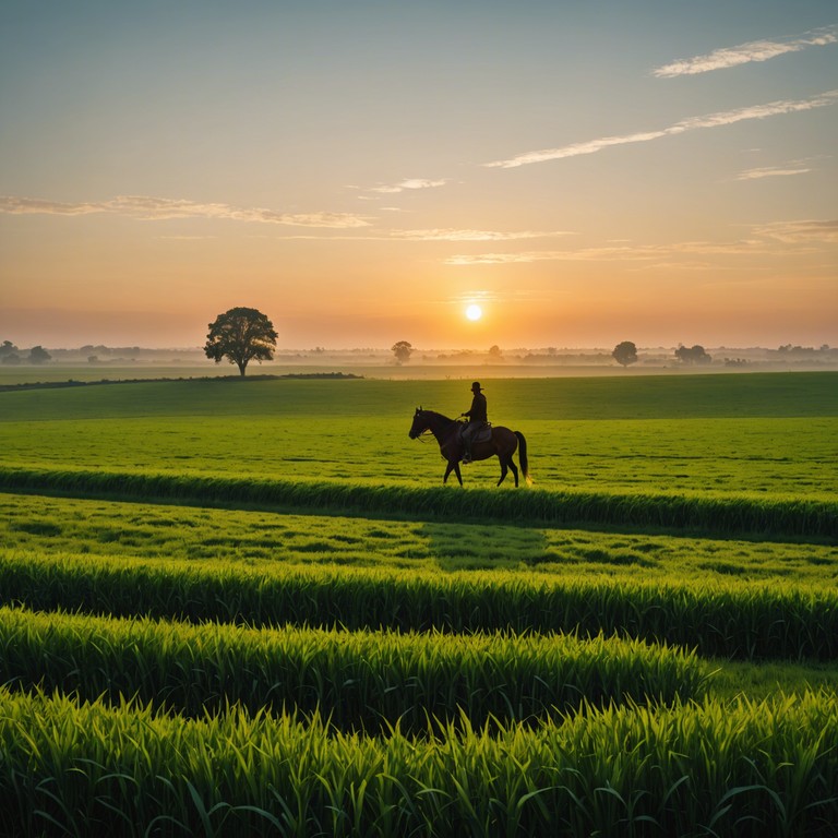 This instrumental track features spirited banjo playing, intertwined with vibrant rhythms and a feel of freedom and adventure in the countryside. Perfect for scenes capturing the essence of exploration and joy in the rural landscapes.