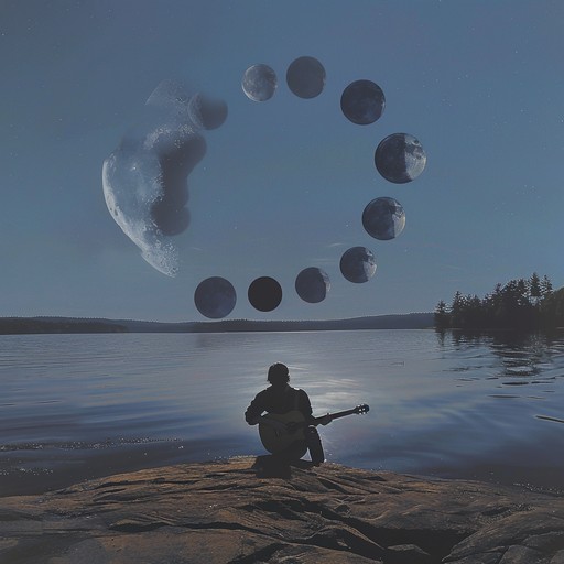 Exploring further the concept of night and sensuality, this alternative track envisions the electric guitar as the voice of the moon, serenading the hidden desires and untold stories of the night. With each strum, the guitar not only plays music but also paints a sonic picture of the moon's influence over the earth and its creatures.