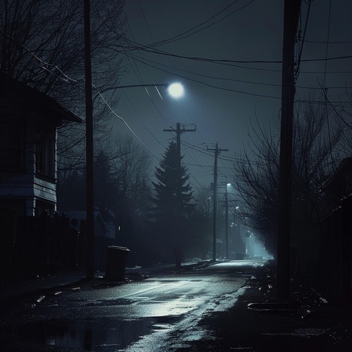 This instrumental track combines a haunting electric guitar melody with a deeply bluesy foundation, creating an unsettling yet mesmerizing soundscape. The eerie, reverb drenched guitar echoes through a minimalist arrangement, adding elements of classic rock to the mix. The use of space and deliberate pauses contributes to the track's chilling ambiance, making it perfect for late night listening or atmospheric storytelling.