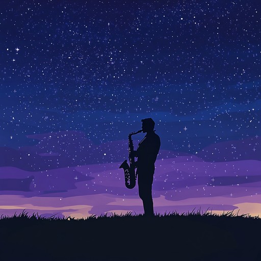 An instrumental piece that blends smooth jazz with ambient textures, evoking the feeling of floating through a dream under a starlit sky. Soothing saxophone melodies intertwine with gentle piano chords and subtle electronic elements, creating a serene and enchanting soundscape.