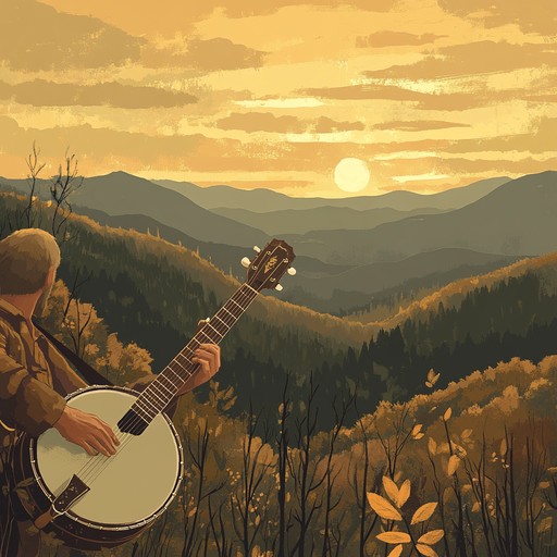 An evocative instrumental capturing the rich essence of appalachian culture, blending fast paced banjo melodies with sweeping orchestral accompaniments. The piece takes listeners on an epic adventure across the rolling hills and lush forests, evoking the spirit of tradition and the grandeur of the wilderness.