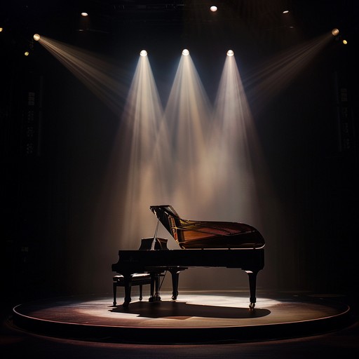 A deeply introspective, reflective broadway ballad that uses a gentle piano melody and somber undertones to explore themes of self discovery and inner conflict. The piece starts with a delicate piano intro, gradually building in intensity and emotion, drawing the listener into a journey of contemplation and heartfelt revelations.