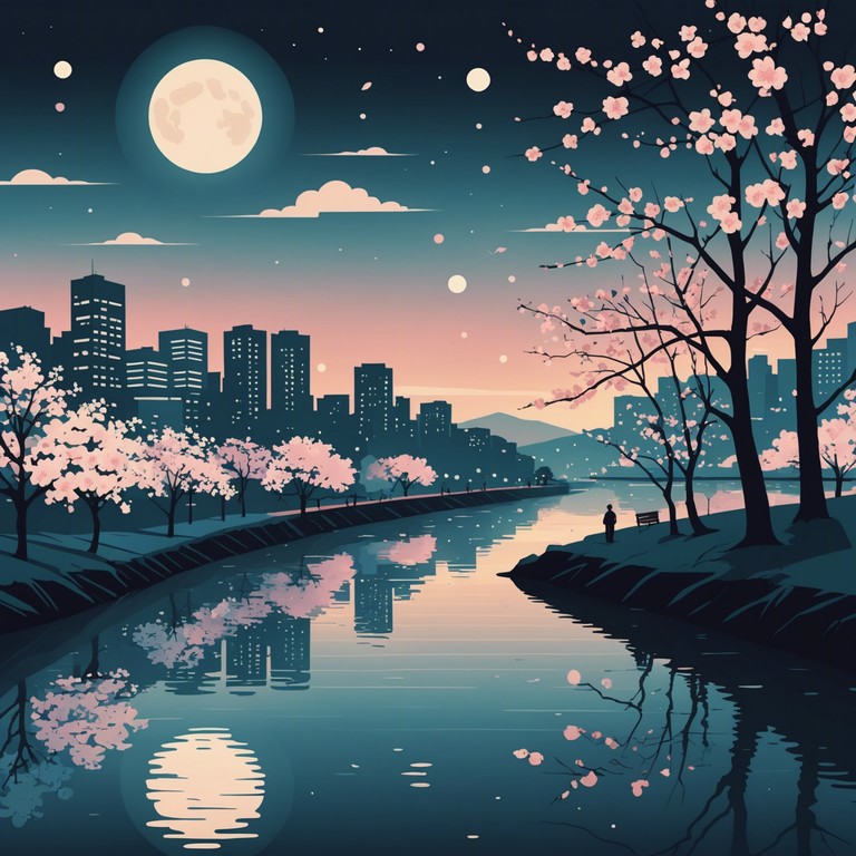 Experience a gentle caress of sound as traditional japanese koto strings are melded seamlessly with ambient pop elements, creating a backdrop perfect for an intimate night. Feel the romance and allure of tokyo through its musical heartbeat, where each note plays like a soft whisper of love and connection.