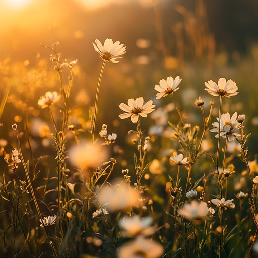 Immerse in a tranquil journey through a sunlit meadow with soft, soothing indie melodies that resonate with the beauty of nature. Light acoustic guitar plucks intertwine with gentle harmonics, creating an atmosphere of peace and introspection. Perfect for relaxation and moments of quiet reflection.