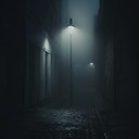 eerie grime beats echoing in dark alleys