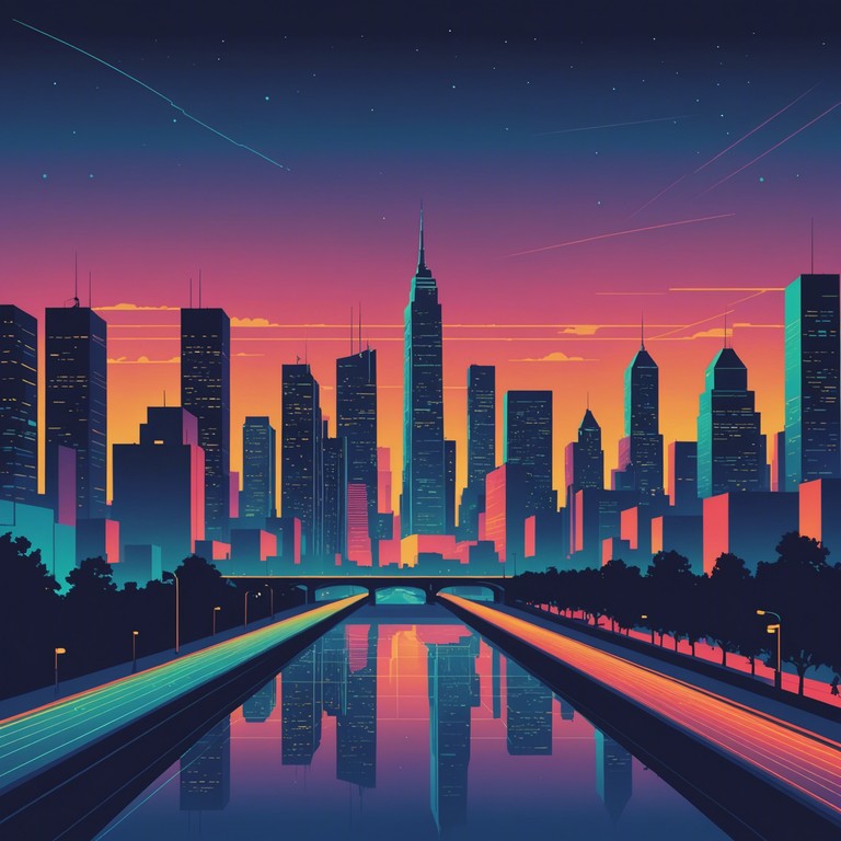 Imagine the bustling energy of a futuristic city, where kpop blends seamlessly with cutting edge electronic music, creating an anthem for a new generation that dances between digital skyscrapers under neon skies.