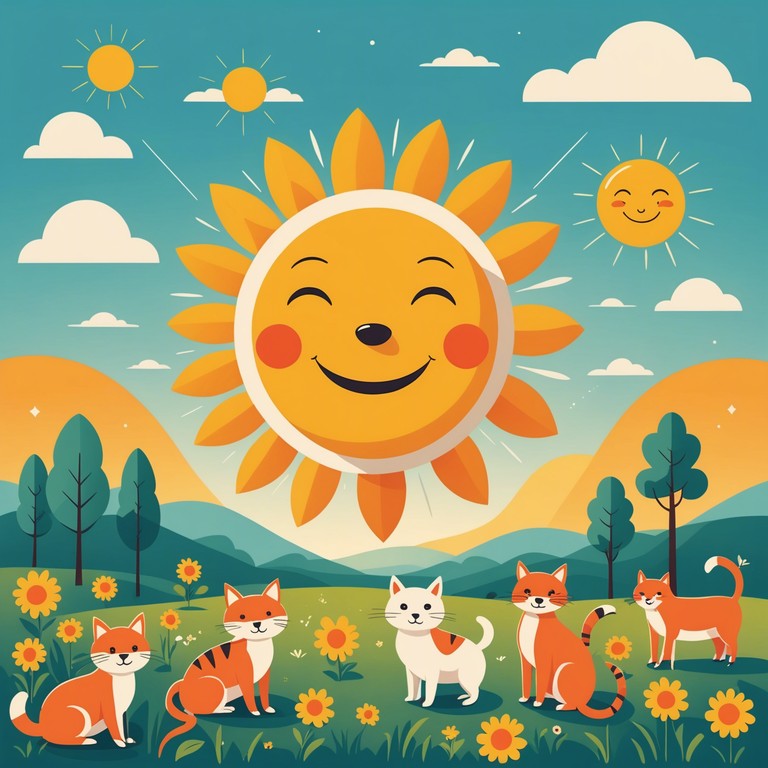 A cheerful and heartwarming song intended for young children, designed to enhance their early learning experience and motor skills development through joyful music. This tune incorporates simple, catchy melodies that encourage singing and dancing along, making it an enjoyable and educational tool for parents and educators.