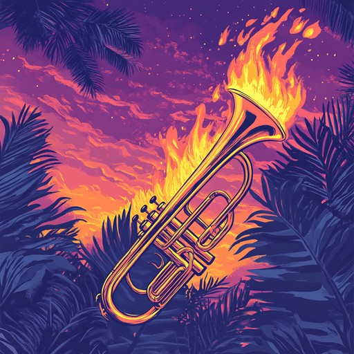 Immerse yourself in a powerful instrumental piece that combines the vibrant rhythms of mambo with sweeping epic arrangements. This composition invokes the burning passion of dance, transporting listeners to a tropical night filled with energy and emotion.