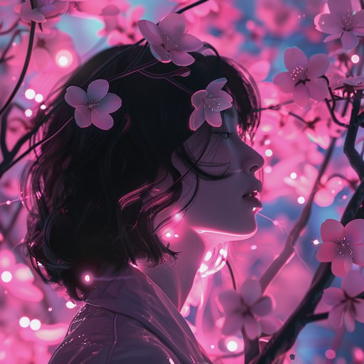 This upbeat jpop instrumental captures the essence of a lively spring day in tokyo. Shimmering synths and playful melodies dance over a pulsing electronic beat, evoking images of cherry blossoms swirling in the breeze. The bright, colorful soundscape is punctuated by occasional record scratches and glitch effects, adding a modern edge to the otherwise dreamy atmosphere.