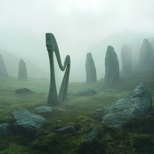 An expressive piece that fuses the traditional sounds of celtic harp with modern ambient soundscapes, evoking deep passion and the nostalgic yearning of ancient gaelic love stories.