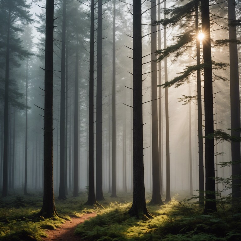 Imagine wandering through an ethereal, mist covered woodland early in the morning. Whispers of the forest combines gentle lofi beats with soothing ambient sounds mimicking nature. The purpose is to replicate the tranquil and captivating experience of a serene forest that relaxes the mind and soothes the soul.