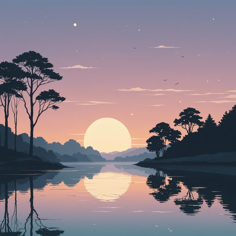 A deeply relaxing track featuring gentle piano melodies that emulate the tranquil flow of a serene river, perfect for unwinding or meditative practices.