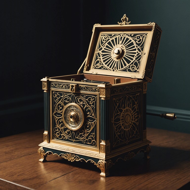 Imagine a playroom where each toy instrument contributes to a growing sense of suspense and wonder, weaving a mysterious and eerie musical experience that captivates and haunts.