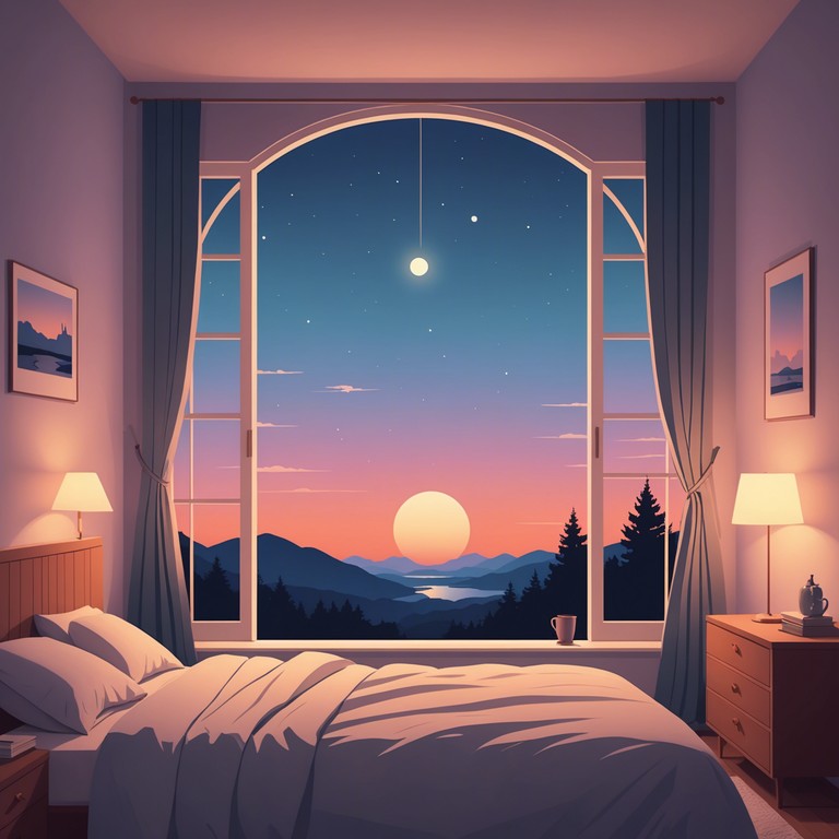 This song features a subtle blend of soft electronic beats and airy synths, creating a serene, cozy atmosphere perfect for unwinding in a dimly lit room. The gentle melodies and minimalistic style lend themselves to a relaxing bedroom pop experience, ideal for reflection or gentle activity.