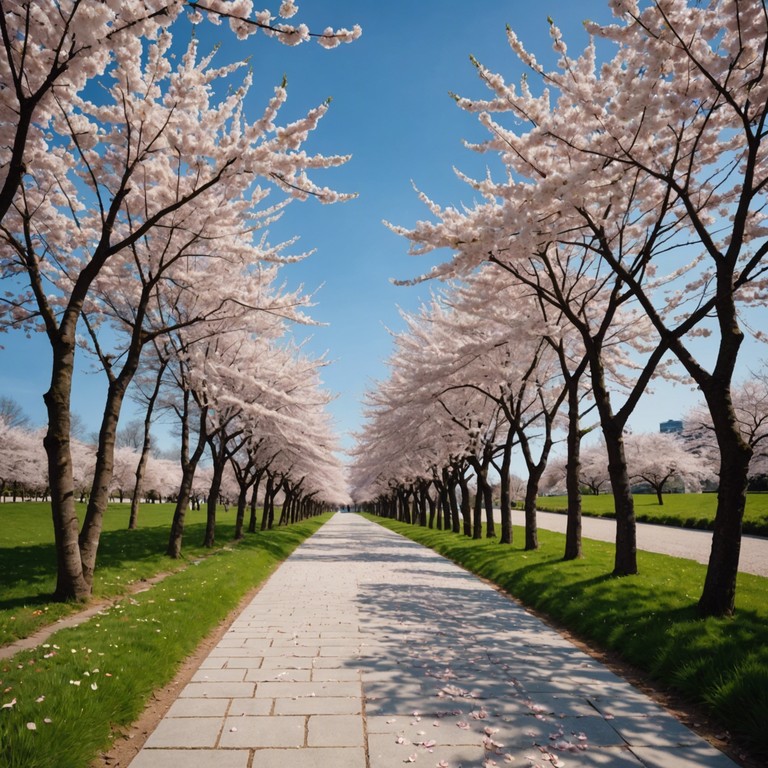 This track captures the essence of a solitary walk under the cherry blossoms, symbolizing the transient nature of life and beauty. Soft, reflective, and infused with a subtle undercurrent of nostalgia, the melody meanders like a gentle stream, evoking the serene sadness of a lonely heart in springtime.