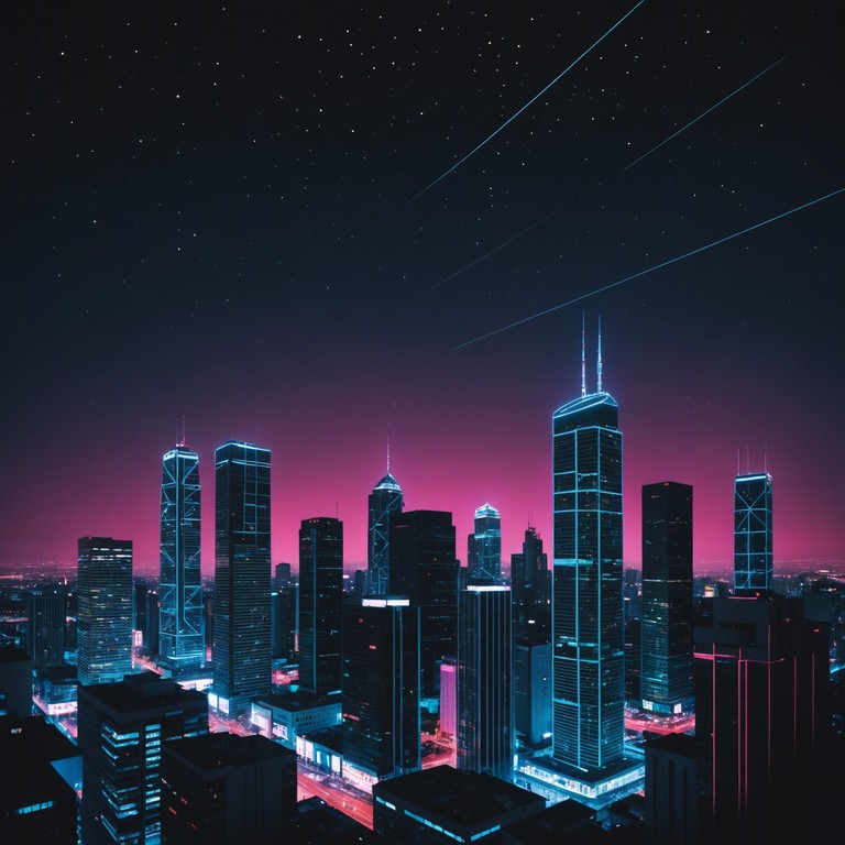 A gritty, synth driven journey through a dark, retro modern cityscape reminiscent of 1980s dystopian thrillers. The track captures the essence of an urban adventure, filled with tense atmospheres and edgy rhythms. Every note reflects the glowing neon and shadowy alleys of a city that never sleeps