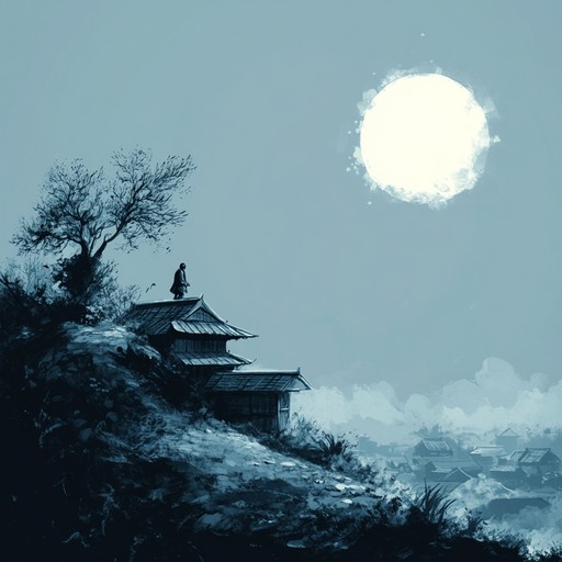 A mesmerizing blend of traditional strings and ambient textures, this piece transports listeners to a serene yet haunting world of solitude, reminiscent of anime soundscapes.