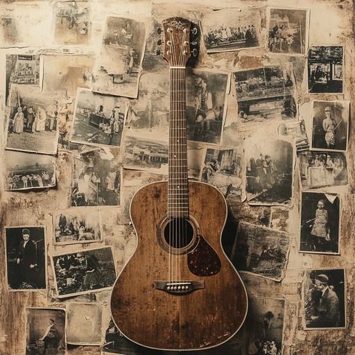 An instrumental oldies track featuring gentle acoustic guitar melodies that evoke nostalgia and warm memories of the past, enveloping listeners in a sentimental journey through time.