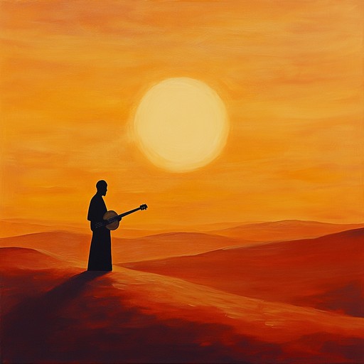 A gentle composition blending duduk and subtle percussion, invoking the peaceful vastness of the desert