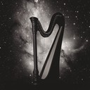 dreamy harp melodies immerse listeners in cosmic soundscapes.