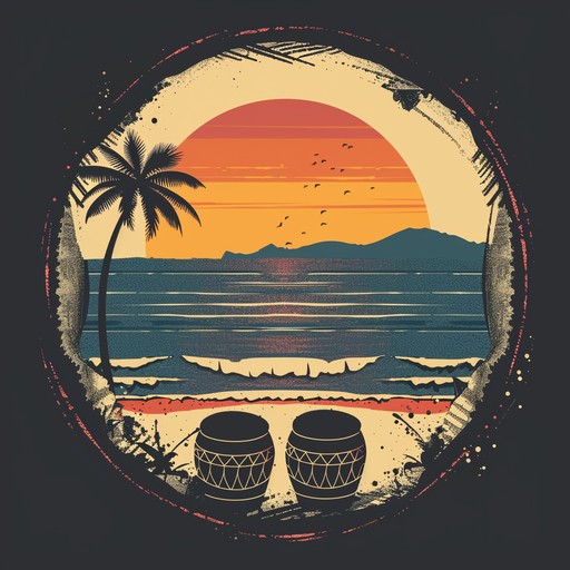 Immerse yourself in the serene soundscape of tribal hand drums accompanied by the rhythmic lapping of waves, evoking the tranquility of a serene beachside sunset. Soft, ambient melodies add depth to this calming experience.