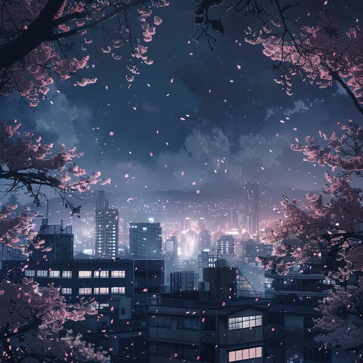 Envision a soulful journey through moonlit tokyo streets, guided by ethereal synths and delicate guitar strums. The track presents a chill yet emotionally stirring dreamscape infused with sultry j pop elements, perfect for tender reflections and serene nocturnal ambiances