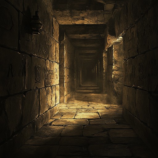 An unsettling composition that weaves dissonant strings and haunting harmonies, evoking the chilling atmosphere of forgotten catacombs. The piece guides the listener through shadowy corridors filled with echoes and whispers from the past.