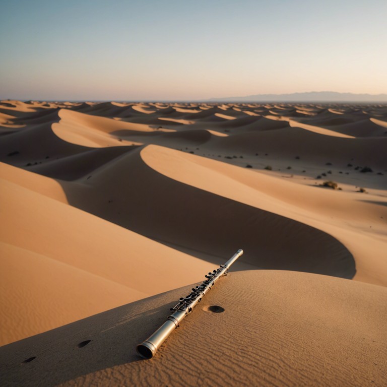 An instrumental exploration that uses the haunting sound of a flute to navigate the spiritual depth and vastness of a desert at night, building a bridge between the ancient and the mystical.