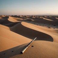 ethereal flute embodies mystical desert exploration